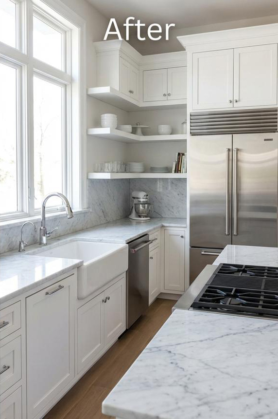 Kitchen after professional cleaning